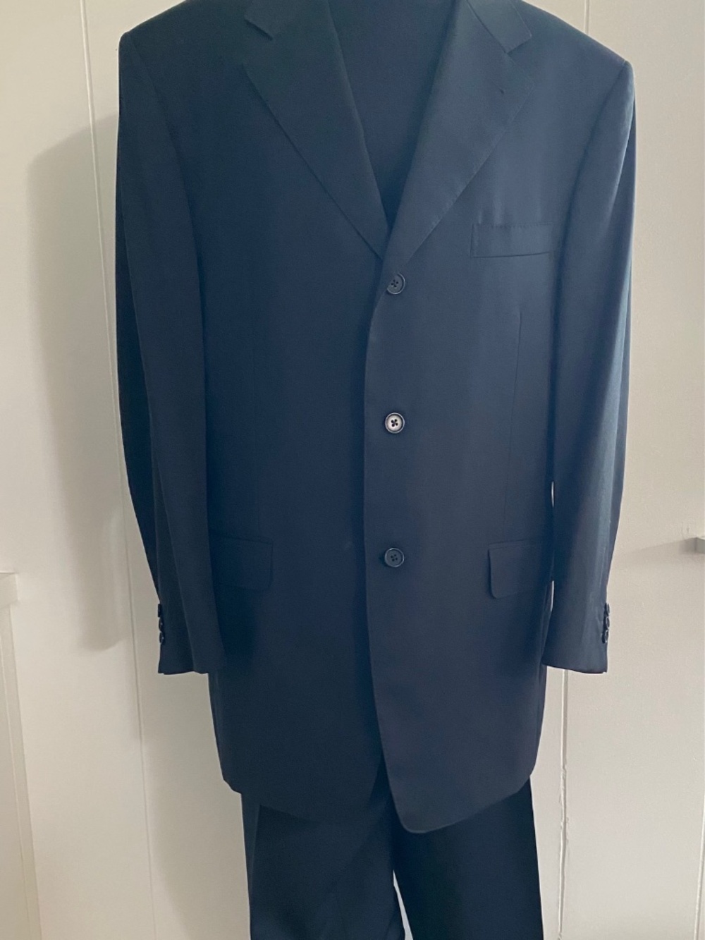 Canali Proposta, Made in Italy, 100% Wool Suit, Size 54R EU, 44R US